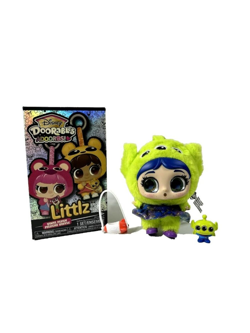 Disney Doorables Adoorbs Littlz 5" Clip-On Plush Doll HAYDEN & Accessories NEW